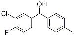 3-CHLORO-4-FLUORO-4'-METHYLBENZHYDROL Struktur