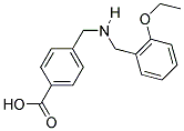 4-(((2-ETHOXYBENZYL)AMINO)METHYL)BENZOIC ACID Struktur