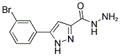 5-(3-BROMO-PHENYL)-1 H-PYRAZOLE-3-CARBOXYLIC ACID HYDRAZIDE Struktur