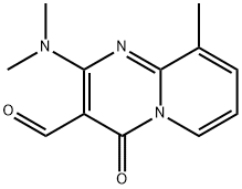 2-DIMETHYLAMINO-9-METHYL-4-OXO-4H-PYRIDO[1,2-A]PYRIMIDINE-3-CARBALDEHYDE Struktur