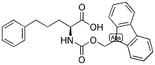 FMOC-L-2-AMINO-5-PHENYL-PENTANOIC ACID Struktur