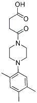 4-OXO-4-[4-(2,4,5-TRIMETHYLPHENYL)PIPERAZIN-1-YL]BUTANOIC ACID Struktur