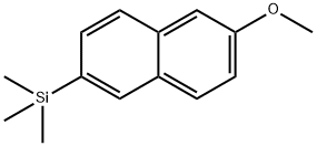 2-(TRIMETHYLSILYL)-6-METHOXYNAPHTHALENE Struktur