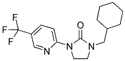 1-(CYCLOHEXYLMETHYL)-3-[5-(TRIFLUOROMETHYL)PYRIDIN-2-YL]IMIDAZOLIDIN-2-ONE Struktur