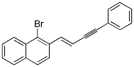 1-BROMO-2-(4-PHENYL-1-BUTEN-3-YNYL)NAPHTHALENE Struktur