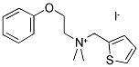 N,N-DIMETHYL-N-2-PHENOXYETHYL-N-2'-THENYLAMMONIUM IODIDE Struktur