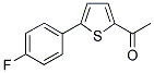 1-[5-(4-FLUOROPHENYL)-2-THIENYL]-1-ETHANONE Struktur