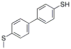 4-(4-METHYLTHIOPHENYL)THIOPHENOL Struktur