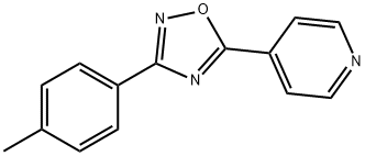 4-[3-(4-METHYLPHENYL)-1,2,4-OXADIAZOL-5-YL]PYRIDINE Struktur