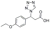 3-(4-ETHOXYPHENYL)-3-(1H-1,2,3,4-TETRAAZOL-1-YL)PROPANOIC ACID Struktur