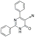 6-OXO-2,4-DIPHENYL-1,6-DIHYDROPYRIMIDINE-5-CARBONITRILE Struktur