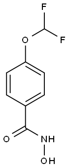 4-DIFLUOROMETHOXY-N-HYDROXY-BENZAMIDE Struktur