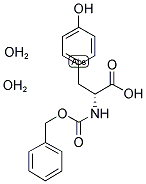 Z-D-TYR-OH 2H2O Struktur