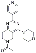 1-(4-MORPHOLIN-4-YL-2-PYRIDIN-4-YL-7,8-DIHYDRO-5H-PYRIDO[4,3-D]PYRIMIDIN-6-YL)-ETHANONE Struktur