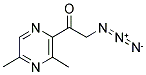 2-AZIDO-1-(3,5-DIMETHYL-PYRAZIN-2-YL)-ETHANONE Struktur