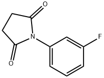 N-(3-FLUOROPHENYL)SUCCINIMIDE Struktur