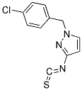 1-(4-CHLORO-BENZYL)-3-ISOTHIOCYANATO-1H-PYRAZOLE Struktur