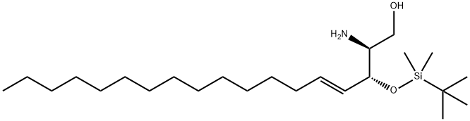 3-O-(TERT-BUTYLDIMETHYLSILYLOXY)-ERYTHRO-SPHINGOSINE Struktur