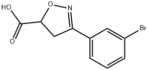 3-(3-BROMO-PHENYL)-4,5-DIHYDRO-ISOXAZOLE-5-CARBOXYLIC ACID price.