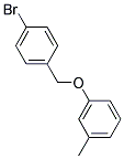 4-BROMOBENZYL-(3-METHYLPHENYL)ETHER Struktur