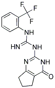 N-(4-OXO-4,5,6,7-TETRAHYDRO-3H-CYCLOPENTA[D]PYRIMIDIN-2-YL)-N'-[2-(TRIFLUOROMETHYL)PHENYL]GUANIDINE