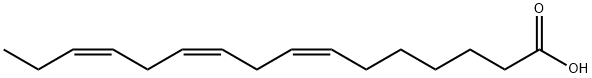 7(Z), 10(Z),13(Z)-HEXADECATRIENOIC ACID Struktur