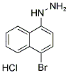 (4-BROMO-1-NAPHTHYL)HYDRAZINE HYDROCHLORIDE Struktur