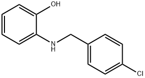 2-((4-CHLOROBENZYL)AMINO)PHENOL Struktur