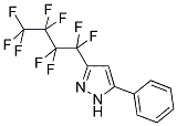 3-(PERFLUOROBUTYL)-5-(PHENYL)PYRAZOLE Struktur