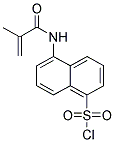 5-(2-METHYL-ACRYLOYLAMINO)-NAPHTHALENE-1-SULFONYL CHLORIDE Struktur