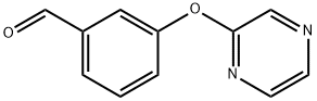 3-(PYRAZIN-2-YLOXY)BENZALDEHYDE Struktur