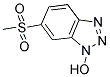 6-(METHYLSULFONYL)-1H-1,2,3-BENZOTRIAZOL-1-OL Struktur