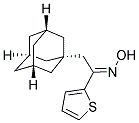 (1E)-2-(1-ADAMANTYL)-1-THIEN-2-YLETHANONE OXIME Struktur