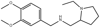 (3,4-DIMETHOXY-BENZYL)-(1-ETHYL-PYRROLIDIN-2-YLMETHYL)-AMINE Struktur