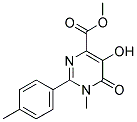 5-HYDROXY-1-METHYL-6-OXO-2-P-TOLYL-1,6-DIHYDRO-PYRIMIDINE-4-CARBOXYLIC ACID METHYL ESTER Struktur