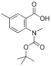 2-(TERT-BUTOXYCARBONYL-METHYL-AMINO)-5-METHYL-BENZOIC ACID Struktur