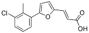 3-[5-(3-CHLORO-2-METHYL-PHENYL)-FURAN-2-YL]-ACRYLIC ACID Struktur