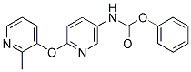 PHENYL 6-[(2-METHYL-3-PYRIDINYL)OXY]-3-PYRIDINYLCARBAMATE Struktur