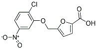 5-(2-CHLORO-5-NITRO-PHENOXYMETHYL)-FURAN-2-CARBOXYLIC ACID Struktur