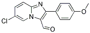 6-CHLORO-2-(4-METHOXY-PHENYL)-IMIDAZO[1,2-A]-PYRIDINE-3-CARBALDEHYDE Struktur