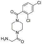 2-AMINO-1-[4-(2,4-DICHLORO-BENZOYL)-PIPERAZIN-1-YL]-ETHANONE Struktur