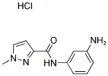 1-METHYL-1 H-PYRAZOLE-3-CARBOXYLIC ACID (3-AMINO-PHENYL)-AMIDE HYDROCHLORIDE Struktur