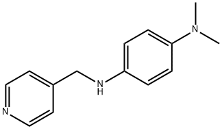 N , N-DIMETHYL-N '-PYRIDIN-4-YLMETHYL-BENZENE-1,4-DIAMINE Struktur