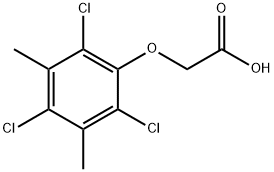 (2,4,6-TRICHLORO-3,5-DIMETHYLPHENOXY)ACETIC ACID Struktur