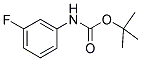 (3-FLUORO-PHENYL)-CARBAMIC ACID TERT-BUTYL ESTER Struktur