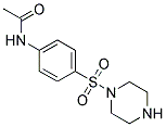 N-[4-(PIPERAZINE-1-SULFONYL)-PHENYL]-ACETAMIDE Struktur