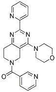 (4-MORPHOLIN-4-YL-2-PYRIDIN-2-YL-7,8-DIHYDRO-5H-PYRIDO[4,3-D]PYRIMIDIN-6-YL)-PYRIDIN-3-YL-METHANONE Struktur