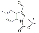 5-METHYL-3-FORMYLINDOLE-1-CARBOXYLIC ACID TERT-BUTYL ESTER Struktur