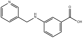 3-[(PYRIDIN-3-YLMETHYL)-AMINO]-BENZOIC ACID Struktur