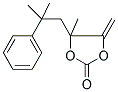 1,3-DIOXOLAN-2-ONE, 4-METHYL-5-METHYLENE-4-(2-METHYL-2-PHENYLPROPYL)- Struktur